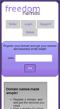 Mobile Screenshot of freedomnames.net